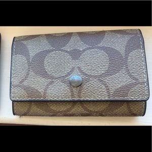 Coach key holder and coach card case